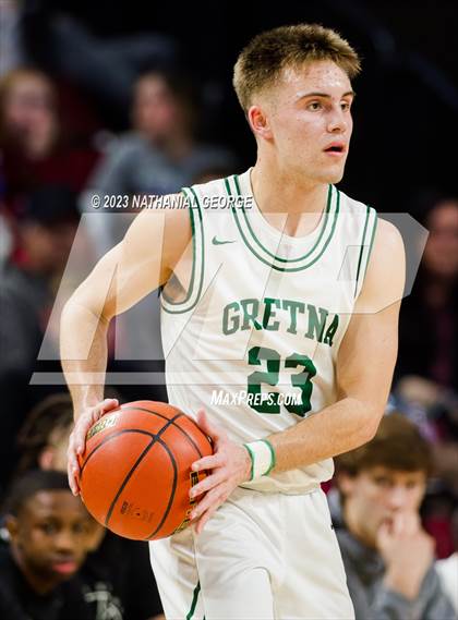 Thumbnail 3 in Lincoln Southeast vs. Gretna (NSAA Class A Quarterfinal) photogallery.