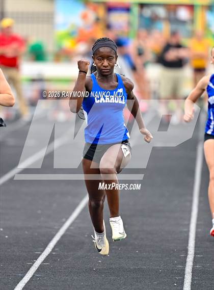 Thumbnail 2 in IHSAA Regional 3 (100 Meter) photogallery.