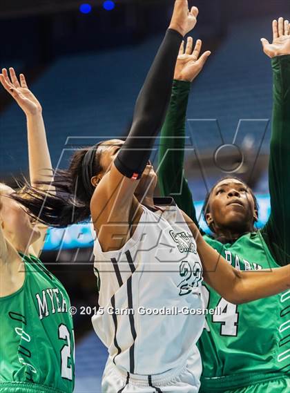 Thumbnail 1 in Southeast Raleigh vs. Myers Park (NCHSAA 4A Final) photogallery.