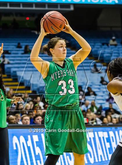 Thumbnail 2 in Southeast Raleigh vs. Myers Park (NCHSAA 4A Final) photogallery.