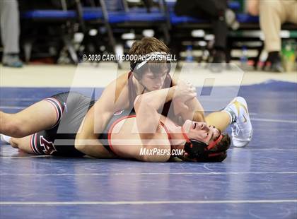 Thumbnail 1 in NCHSAA Wrestling Championship (Finals 170 lb) photogallery.