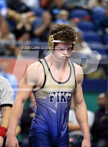 Thumbnail 1 in NCHSAA Wrestling Championship (Finals 170 lb) photogallery.