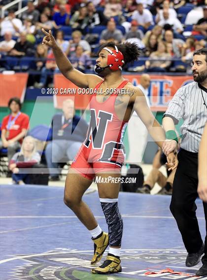 Thumbnail 2 in NCHSAA Wrestling Championship (Finals 170 lb) photogallery.