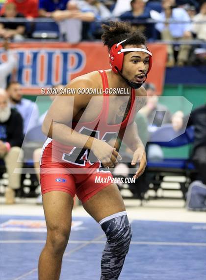 Thumbnail 3 in NCHSAA Wrestling Championship (Finals 170 lb) photogallery.
