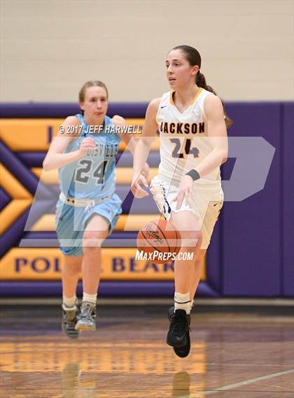 Thumbnail 2 in Louisville @ Jackson (OHSAA District Playoff) photogallery.