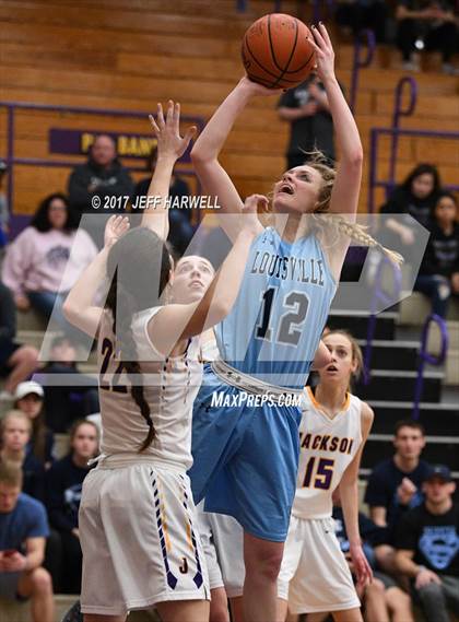 Thumbnail 2 in Louisville @ Jackson (OHSAA District Playoff) photogallery.