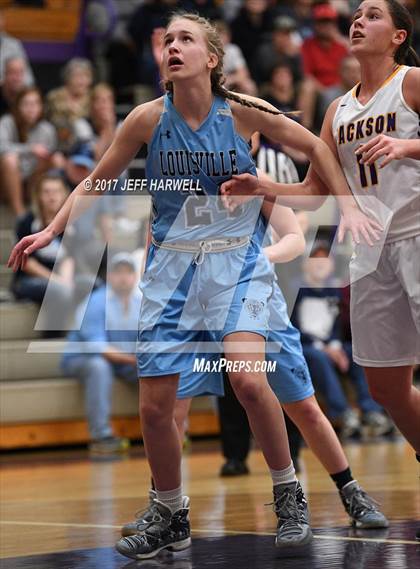 Thumbnail 1 in Louisville @ Jackson (OHSAA District Playoff) photogallery.