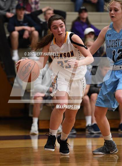 Thumbnail 3 in Louisville @ Jackson (OHSAA District Playoff) photogallery.