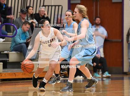 Thumbnail 3 in Louisville @ Jackson (OHSAA District Playoff) photogallery.