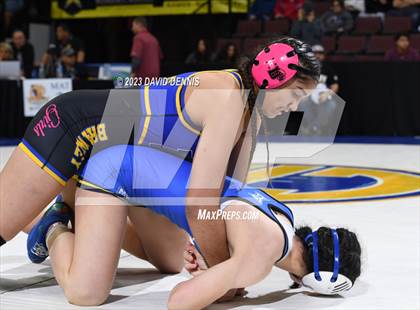 Thumbnail 3 in CIF State Girls Wrestling Championships (QuarterFinals) photogallery.