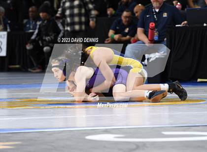 Thumbnail 3 in CIF State Girls Wrestling Championships (QuarterFinals) photogallery.