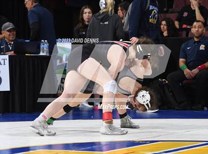 Thumbnail 2 in CIF State Girls Wrestling Championships (QuarterFinals) photogallery.