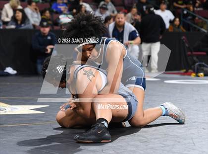 Thumbnail 3 in CIF State Girls Wrestling Championships (QuarterFinals) photogallery.