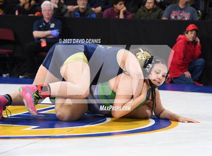 Thumbnail 1 in CIF State Girls Wrestling Championships (QuarterFinals) photogallery.