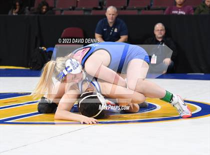 Thumbnail 2 in CIF State Girls Wrestling Championships (QuarterFinals) photogallery.