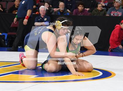 Thumbnail 2 in CIF State Girls Wrestling Championships (QuarterFinals) photogallery.