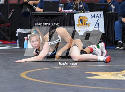 Thumbnail 2 in CIF State Girls Wrestling Championships (QuarterFinals) photogallery.
