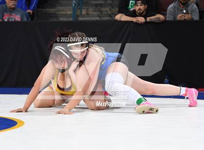 Thumbnail 3 in CIF State Girls Wrestling Championships (QuarterFinals) photogallery.