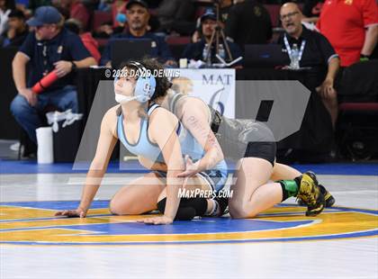 Thumbnail 2 in CIF State Girls Wrestling Championships (QuarterFinals) photogallery.