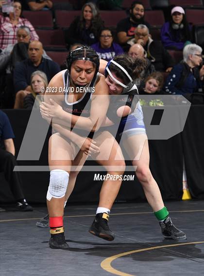 Thumbnail 1 in CIF State Girls Wrestling Championships (QuarterFinals) photogallery.