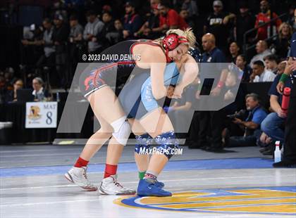 Thumbnail 2 in CIF State Girls Wrestling Championships (QuarterFinals) photogallery.