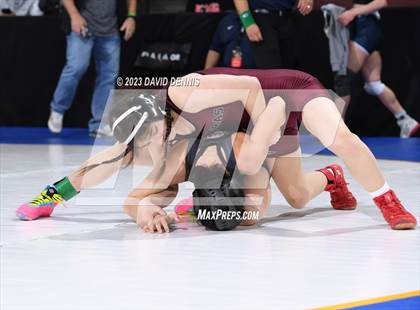 Thumbnail 1 in CIF State Girls Wrestling Championships (QuarterFinals) photogallery.