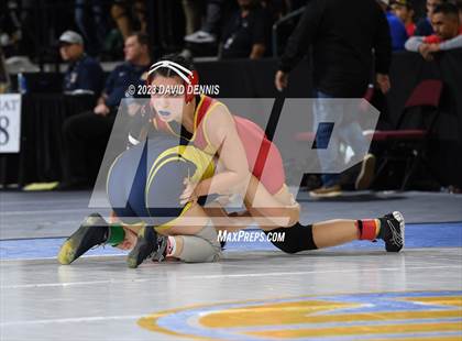 Thumbnail 1 in CIF State Girls Wrestling Championships (QuarterFinals) photogallery.