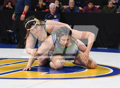 Thumbnail 3 in CIF State Girls Wrestling Championships (QuarterFinals) photogallery.