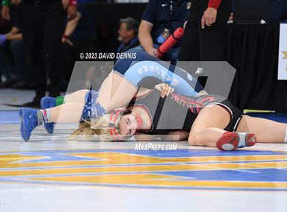 Thumbnail 2 in CIF State Girls Wrestling Championships (QuarterFinals) photogallery.