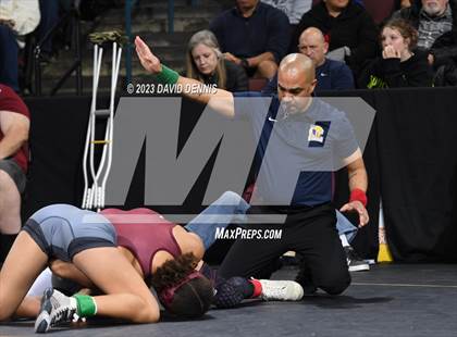 Thumbnail 1 in CIF State Girls Wrestling Championships (QuarterFinals) photogallery.