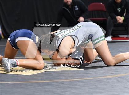 Thumbnail 2 in CIF State Girls Wrestling Championships (QuarterFinals) photogallery.