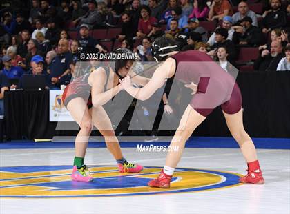 Thumbnail 3 in CIF State Girls Wrestling Championships (QuarterFinals) photogallery.