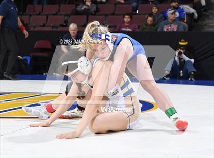 Thumbnail 2 in CIF State Girls Wrestling Championships (QuarterFinals) photogallery.