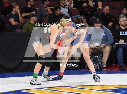 Thumbnail 2 in CIF State Girls Wrestling Championships (QuarterFinals) photogallery.
