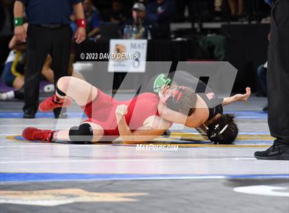 Thumbnail 3 in CIF State Girls Wrestling Championships (QuarterFinals) photogallery.