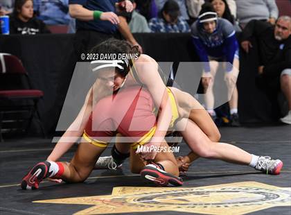 Thumbnail 3 in CIF State Girls Wrestling Championships (QuarterFinals) photogallery.