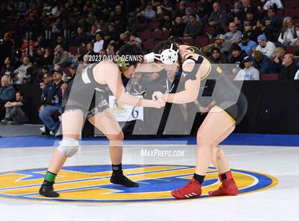 Thumbnail 2 in CIF State Girls Wrestling Championships (QuarterFinals) photogallery.