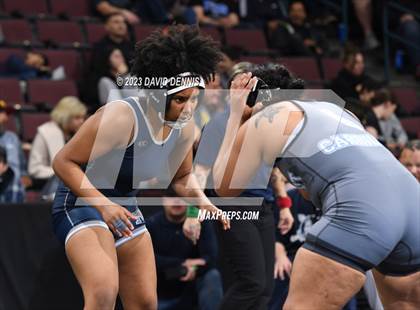 Thumbnail 3 in CIF State Girls Wrestling Championships (QuarterFinals) photogallery.