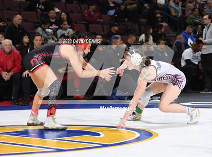Thumbnail 2 in CIF State Girls Wrestling Championships (QuarterFinals) photogallery.