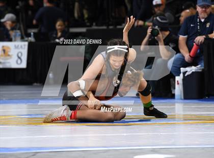 Thumbnail 1 in CIF State Girls Wrestling Championships (QuarterFinals) photogallery.