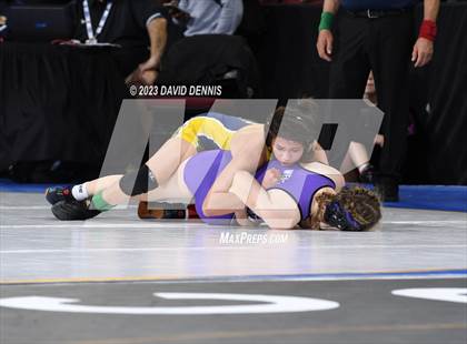 Thumbnail 2 in CIF State Girls Wrestling Championships (QuarterFinals) photogallery.
