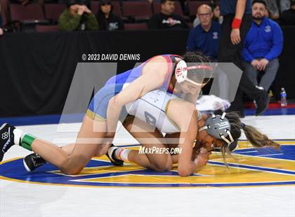 Thumbnail 2 in CIF State Girls Wrestling Championships (QuarterFinals) photogallery.