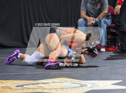 Thumbnail 2 in CIF State Girls Wrestling Championships (QuarterFinals) photogallery.
