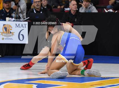 Thumbnail 3 in CIF State Girls Wrestling Championships (QuarterFinals) photogallery.