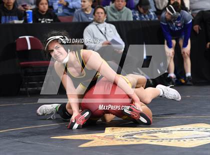 Thumbnail 2 in CIF State Girls Wrestling Championships (QuarterFinals) photogallery.