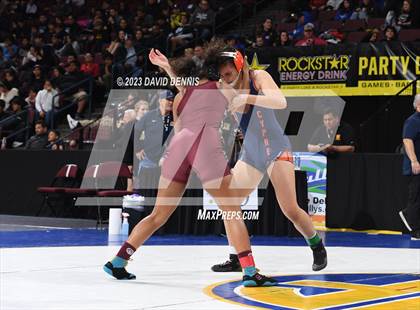 Thumbnail 2 in CIF State Girls Wrestling Championships (QuarterFinals) photogallery.