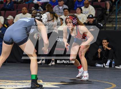 Thumbnail 2 in CIF State Girls Wrestling Championships (QuarterFinals) photogallery.
