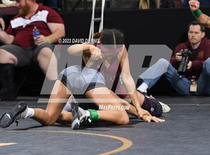 Thumbnail 2 in CIF State Girls Wrestling Championships (QuarterFinals) photogallery.