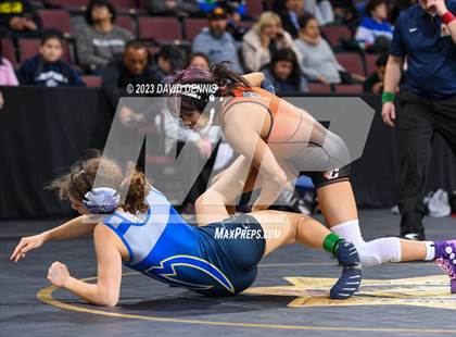 Thumbnail 3 in CIF State Girls Wrestling Championships (QuarterFinals) photogallery.