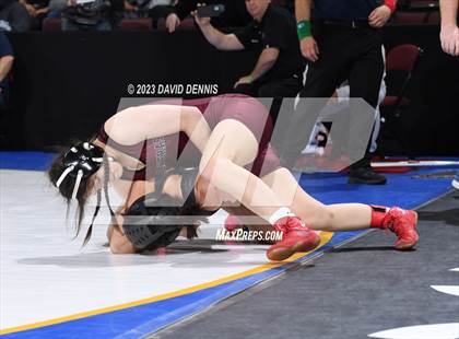 Thumbnail 1 in CIF State Girls Wrestling Championships (QuarterFinals) photogallery.